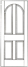 RP-4070 raised panel interior doors